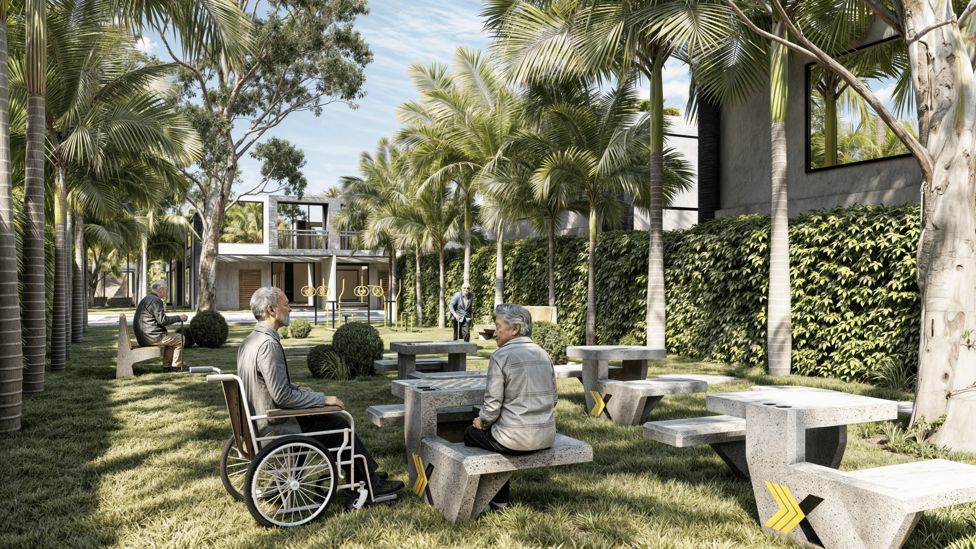 Un espacio diseñado para el bienestar de nuestros adultos mayores en 292.6m².